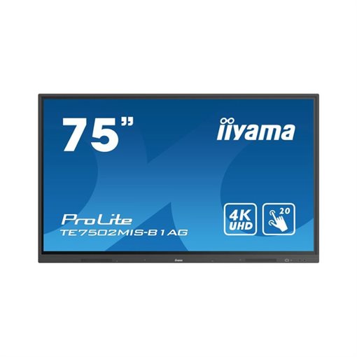 iiyama ProLite TE7502MIS-B1AG - 190 cm (75 Zoll) Diagonalklasse iiyama ProLite TE7502MIS-B1AG - 190 cm (75 Zoll) Diagonalklasse