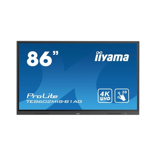 iiyama ProLite TE8602MIS-B1AG - 217,4 cm (86 Zoll) Diagonalklasse iiyama ProLite TE8602MIS-B1AG - 217,4 cm (86 Zoll) Diagonalklasse