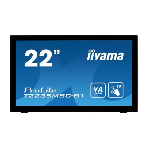 iiyama T2235MSC-B1, 55,9 cm (22 Zoll) - Touchscreen - 1920 x 1080 Full HD iiyama T2235MSC-B1, 55,9 cm (22 Zoll) - Touchscreen - 1920 x 1080 Full HD