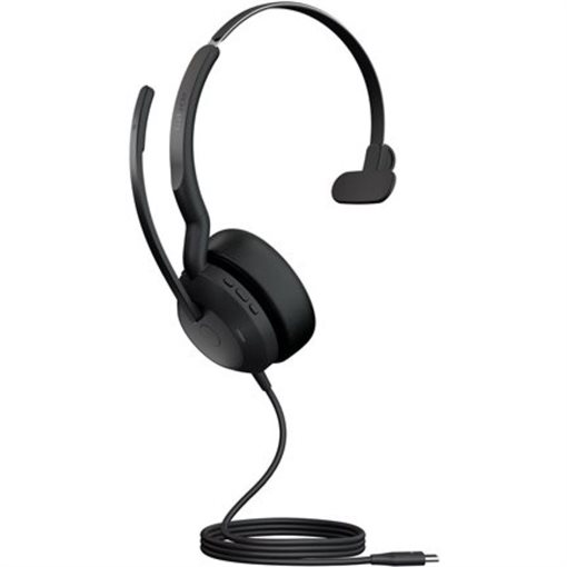 Jabra Evolve2 50 UC Mono Headset On-Ear Bluetooth kabelgeb, USB-C Schwarz