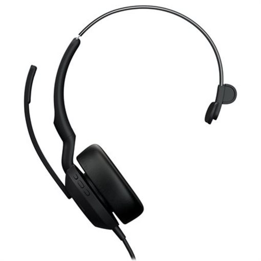 Jabra Evolve2 50 UC Mono Headset On-Ear Bluetooth kabelgeb, USB-C Schwarz