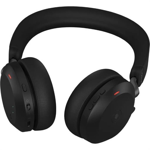 Jabra Evolve2 75 UC Headset On-Ear Bluetooth kabellos USB-A Schwarz