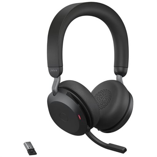 Jabra Evolve2 75 UC Headset On-Ear Bluetooth kabellos USB-A Schwarz