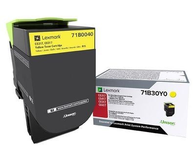 Lexmark Original - Toner gelb -  71B0040