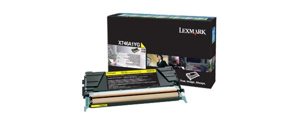 Lexmark Rückgabe-Tonerkassette Gelb Lexmark Rückgabe-Tonerkassette Gelb