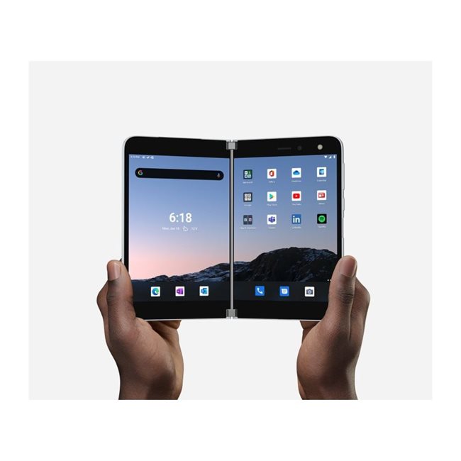 Microsoft Surface Duo 14,22cm 5,6Zoll 6GB 128GB Android 10 Gletscher Microsoft Surface Duo 14,22cm 5,6Zoll 6GB 128GB Android 10 Gletscher