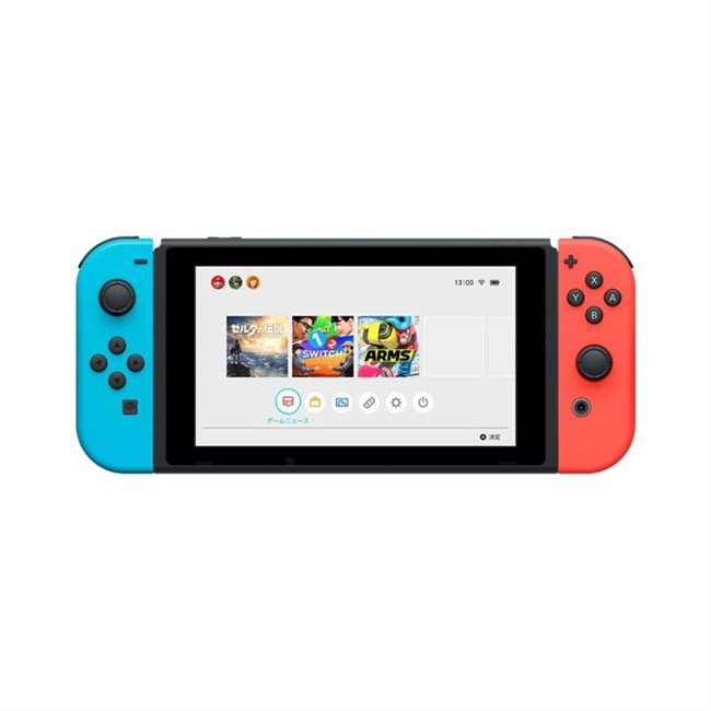 Nintendo Switch mit Neon Blau & Rot Joy-Con Spielkonsole Full HD Schwarz Nintendo Switch mit Neon Blau & Rot Joy-Con Spielkonsole Full HD Schwarz