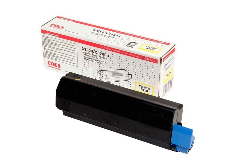 Oki Toner gelb für C3200, 43034805 Oki Toner gelb für C3200, 43034805