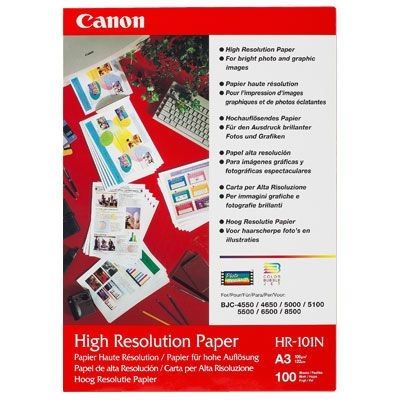 Original Canon 720 dpi-Papier für BJC-4550 -HR-101 Original Canon 720 dpi-Papier für BJC-4550 -HR-101