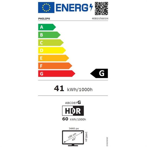 Philips 5000 Series 101,6cm 40Zoll 3440x1440Pixel UWQHD