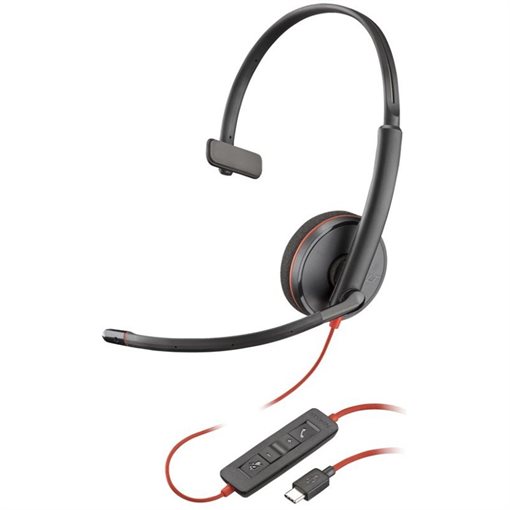 Poly Blackwire 3210 Kabelgebunden für Skype mit USB-C