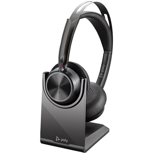 Poly Voyager Focus 2 Kabellos für MS Teams mit USB-C incl, Ladestation
