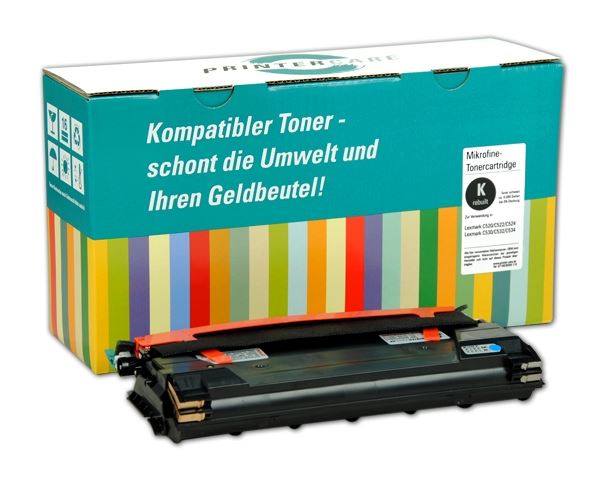 PrinterCare Toner black PC-LXC520-C530-K