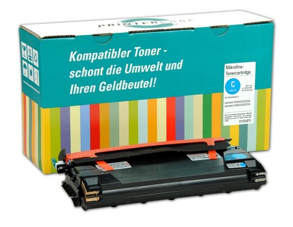 PrinterCare Toner cyan PC-LXC520-C530-C