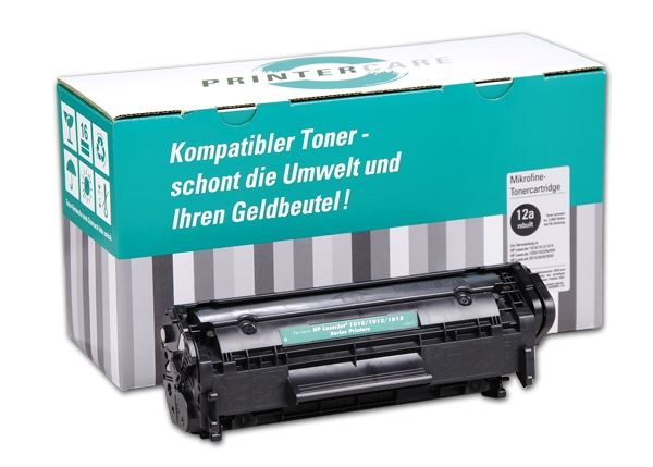 PrinterCare Toner schwarz - PC-12A - HP 1010