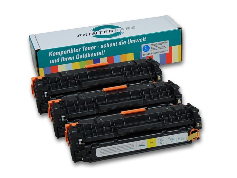 PrinterCare Tonerpaket - PC-CLJCP1525-CMY