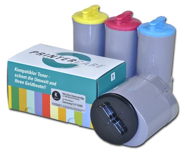 PrinterCare Tonerpaket - PC-CLP350-CMYBK