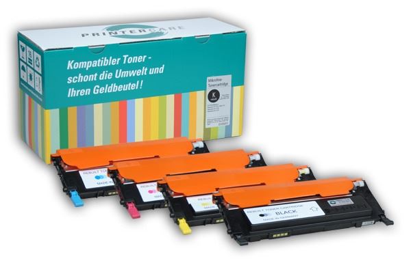 PrinterCare Tonerpaket CMYBK - PC-CLP310-CMYBK