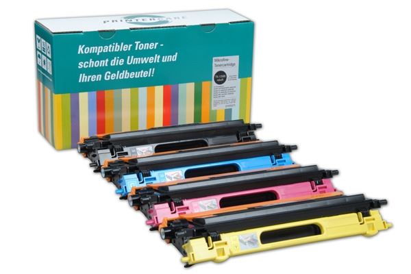 PrinterCare Tonerpaket CMYBK TN-135