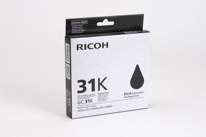 Ricoh Gel-Kartusche schwarz für GXe2600, 405688 Ricoh Gel-Kartusche schwarz für GXe2600, 405688