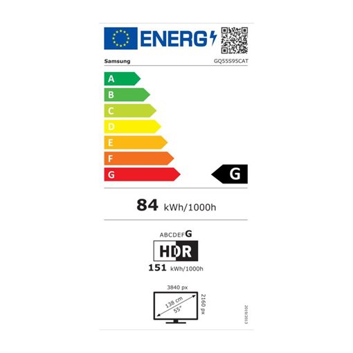 Samsung GQ55S90CAT 138cm 55Zoll S90C 4K UHD HDR Titan Black 2023