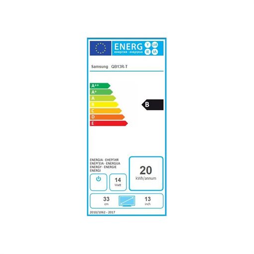 Samsung QB13R-T - 33 cm (13 Zoll) - 1080p (Full HD) 1920 x 1080 Samsung QB13R-T - 33 cm (13 Zoll) - 1080p (Full HD) 1920 x 1080