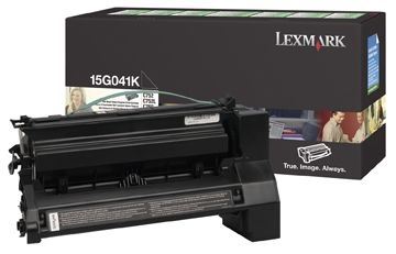 Toner schwarz für Lexmark Optra C752 - 15G041K