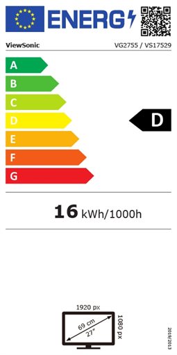Viewsonic VG2755 68,58 cm 27 Zoll 1920 x 1080 Viewsonic VG2755 68,58 cm 27 Zoll 1920 x 1080