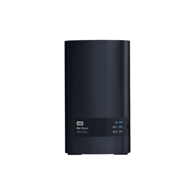 WD My Cloud EX2 Ultra WDBVBZ0000NCH 2 Schächte RAID 0, 1, JBOD RAM 1 GB WD My Cloud EX2 Ultra WDBVBZ0000NCH 2 Schächte RAID 0, 1, JBOD RAM 1 GB