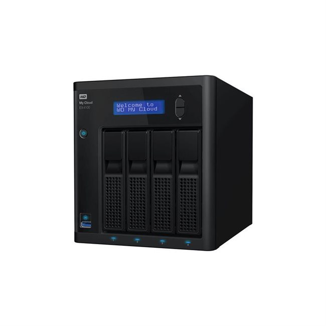 WD My Cloud EX4100 WDBWZE0160KBK 4 Schächte 16TB HDD 4TBx4 RAID 0, 1, 5, 10 WD My Cloud EX4100 WDBWZE0160KBK 4 Schächte 16TB HDD 4TBx4 RAID 0, 1, 5, 10