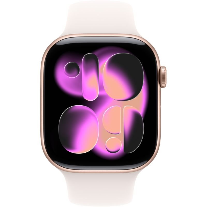 Apple Watch Series 11 Alu, Roségold Band:Hellrosa Gr, S/M 64GB 46mm GPS