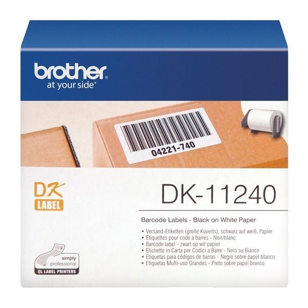 Brother Original - Etikettenrolle S/W 10,2x5,1cm