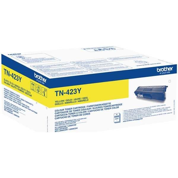 Brother Original - Jumbo Toner gelb -  TN423Y