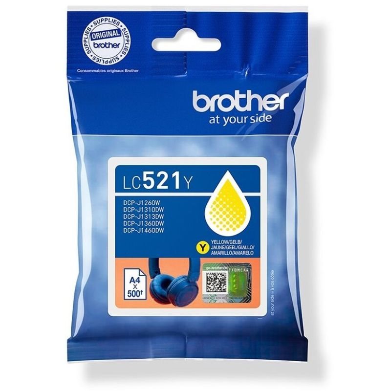 Brother Original Tinte gelb LC521Y - LC521Y