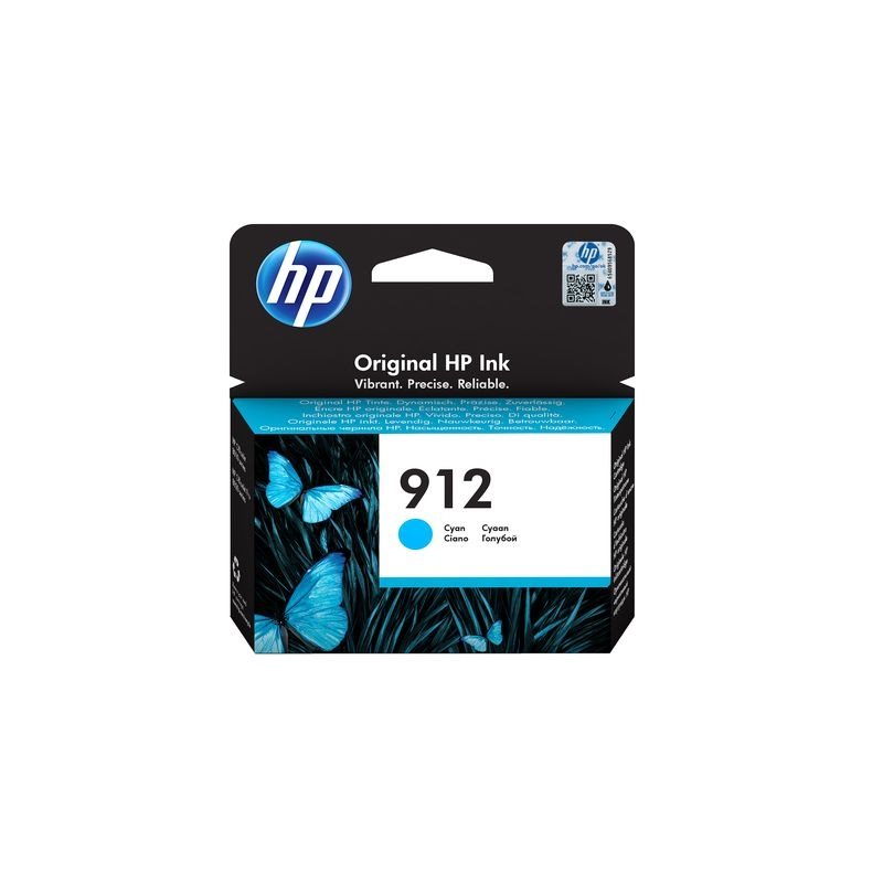HP 912 original Tinte cyan - 3YL77AE