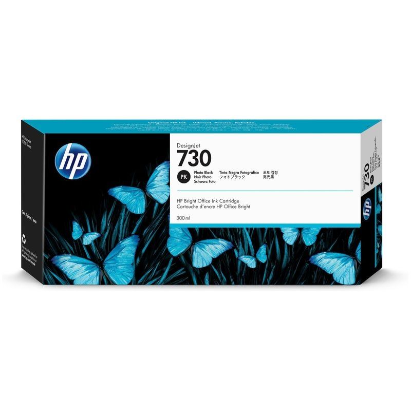 HP Original - 730 HC Tinte photo schwarz - P2V73A