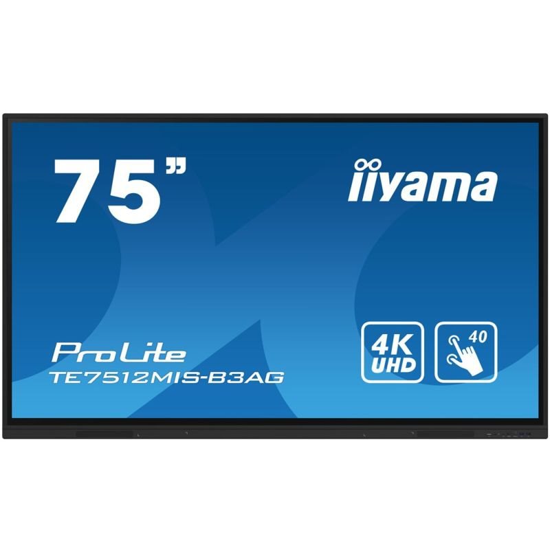 iiyama ProLite TE7512MIS-B3AG 190cm 75Zoll 3840x2160Pixel 4K