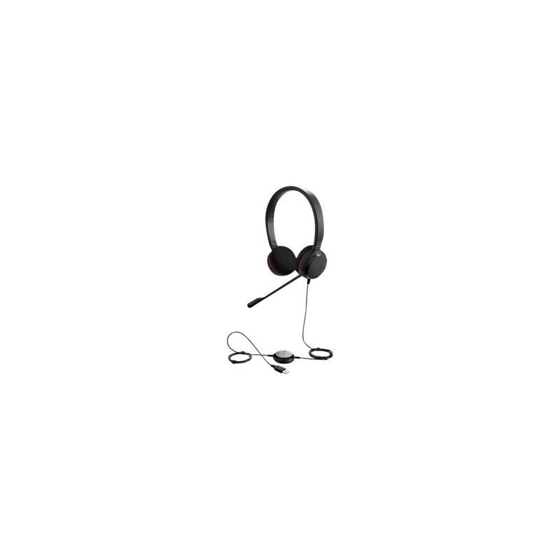 Jabra Evolve 20 MS stereo Headset - On-Ear - kabelgebunden Zertifiziert