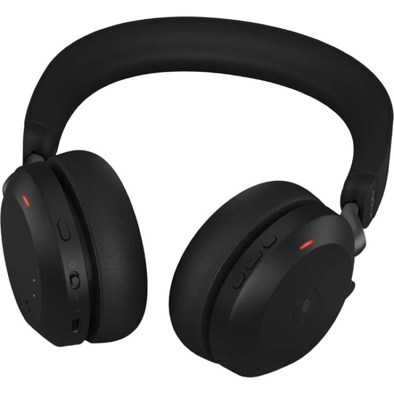 Jabra Evolve2 75 UC Headset On-Ear Bluetooth kabellos USB-A Schwarz