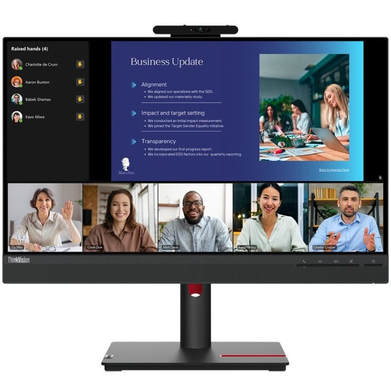 Lenovo ThinkVision T24v-30 61cm 24Zoll 1920 x 1080Pixel Full HD