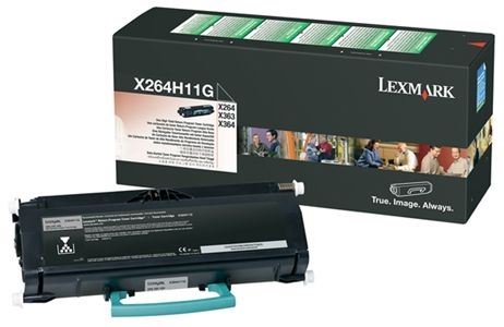 Lexmark Rückgabe-Tonerkassette schwarz für X264