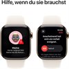 Apple Watch Series 10 Gold Titan Band: Starlight Größe S/M 64GB 42mm 4G