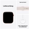Apple Watch Series 11 Alu, Roségold Band:Hellrosa Gr, S/M 64GB 46mm GPS