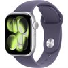 Apple Watch Series 11 Alu, Silber Band:Purple fog Gr, M/L 64GB 42mm LTE