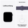 Apple Watch Series 11 Alu, Silber Band:Purple fog Gr, M/L 64GB 42mm LTE