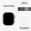 Apple Watch Ultra 3 Natürliches Titan Band:Natürlich Gr, M 64GB 49mm