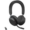 Jabra Evolve2 75 UC Headset On-Ear Bluetooth kabellos USB-A Schwarz