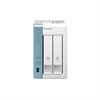 QNAP TS-231P3 NAS-Server 2 Schächte 4TB SATA 6GB/s HDD 2TB x 2 RAM 2GB