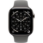 Apple Watch Series 11 Natürliches Titan Band:Stone Gray Gr, M/L 64GB 42mm