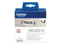 Brother Original - Etikettenrolle weiß 6,2cm x 15,
